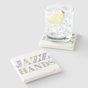 SlipperyJoe's broadway musical Jazz Hands queer ca Stone Coaster