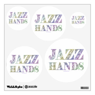 SlipperyJoe's broadway musical Jazz Hands queer ca Wall Decal