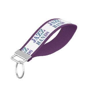 SlipperyJoe's broadway musical Jazz Hands queer ca Wrist Keychain
