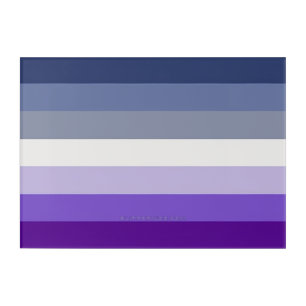 SlipperyJoe's Butch Lesbian Pride Flag represent b Acrylic Print