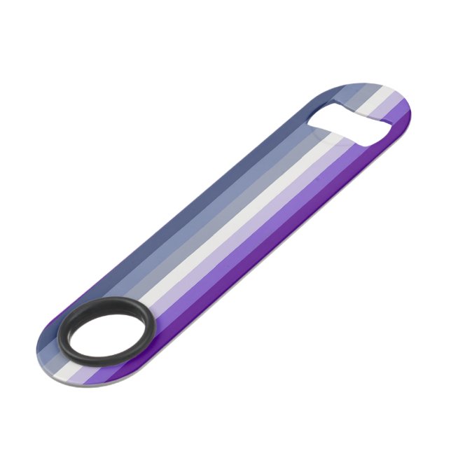 SlipperyJoe's Butch Lesbian Pride Flag represent b Bar Key (Back Angled)