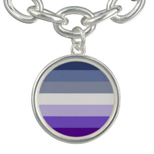 SlipperyJoe's Butch Lesbian Pride Flag represent b Bracelet