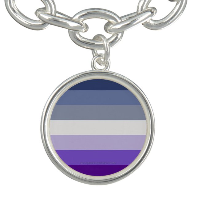 SlipperyJoe's Butch Lesbian Pride Flag represent b Bracelet (Design)