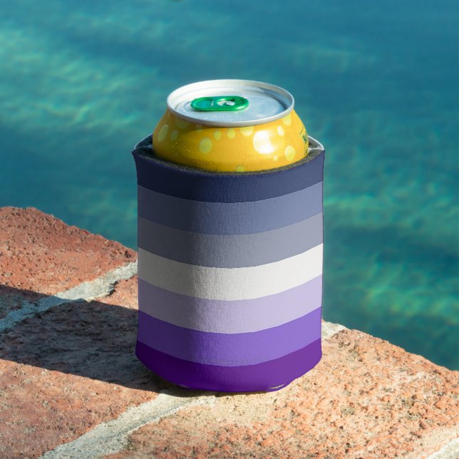 SlipperyJoe's Butch Lesbian Pride Flag represent b Can Cooler (In Situ Pool)