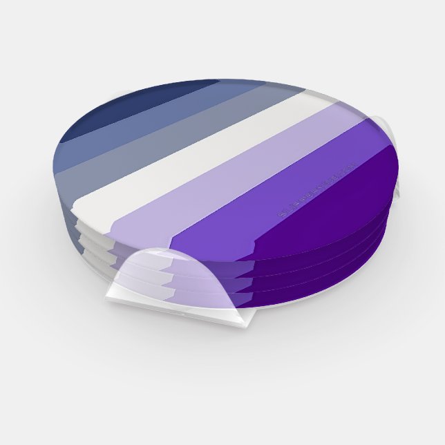 SlipperyJoe's Butch Lesbian Pride Flag represent b Coaster Set (Set)