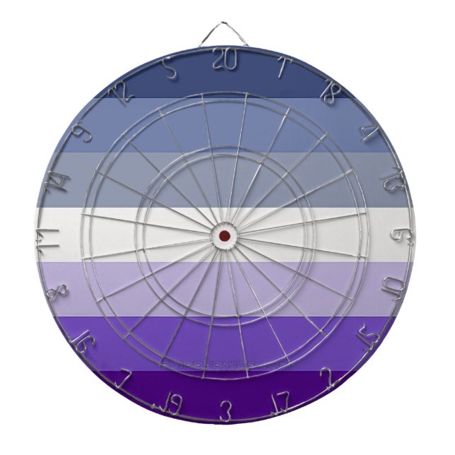 SlipperyJoe's Butch Lesbian Pride Flag represent b Dart Board (Front)