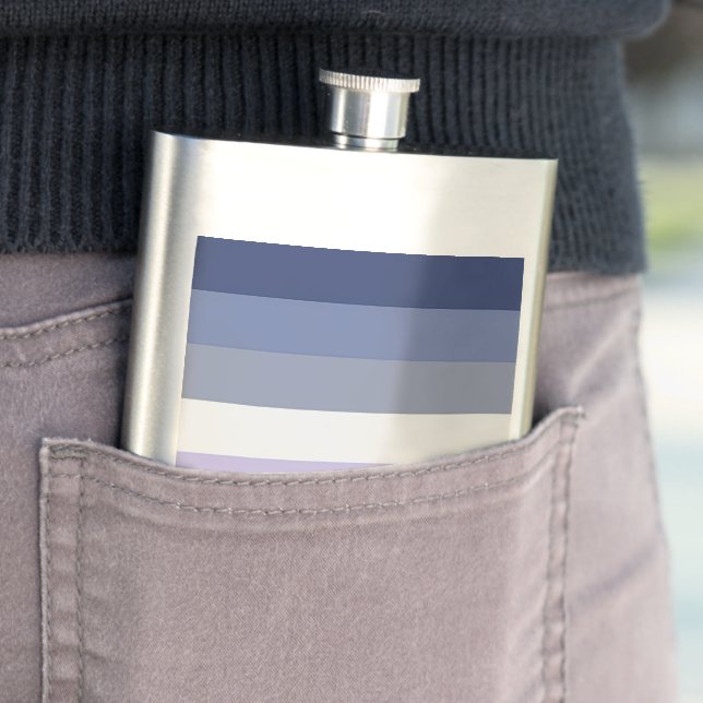 SlipperyJoe's Butch Lesbian Pride Flag represent b Flask (In Situ)