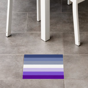 SlipperyJoe's Butch Lesbian Pride Flag represent b Floor Decals