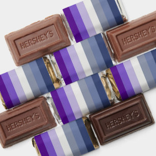 SlipperyJoe's Butch Lesbian Pride Flag represent b Hershey's Miniatures
