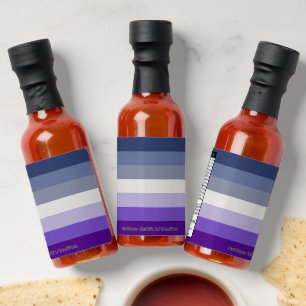 SlipperyJoe's Butch Lesbian Pride Flag represent b Hot Sauces