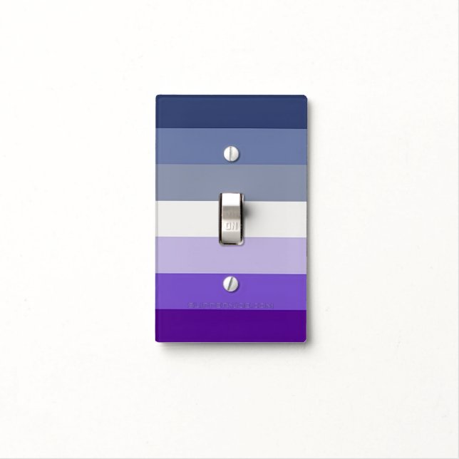 SlipperyJoe's Butch Lesbian Pride Flag represent b Light Switch Cover (In Situ)
