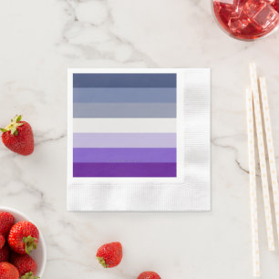SlipperyJoe's Butch Lesbian Pride Flag represent b Napkins