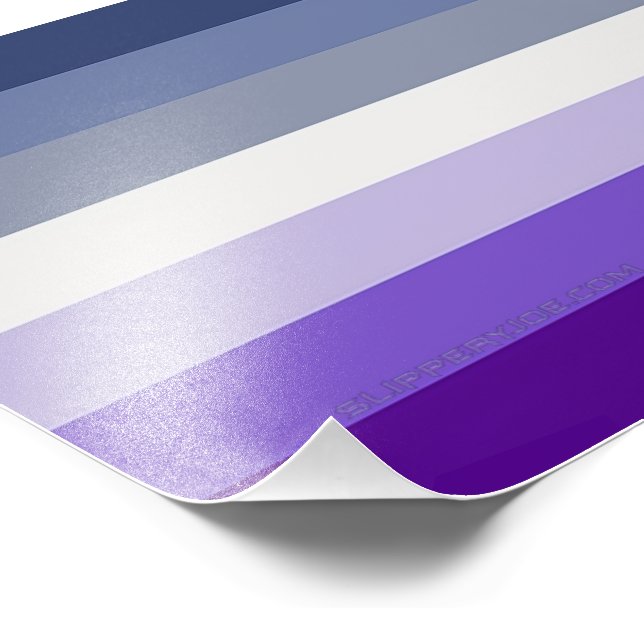 SlipperyJoe's Butch Lesbian Pride Flag represent b Photo Print (Corner)
