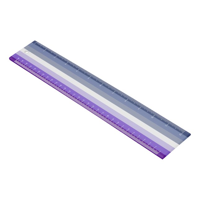 SlipperyJoe's Butch Lesbian Pride Flag represent b Ruler (Angled)