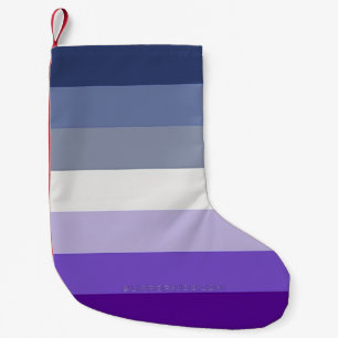 SlipperyJoe's Butch Lesbian Pride Flag represent b Small Christmas Stocking