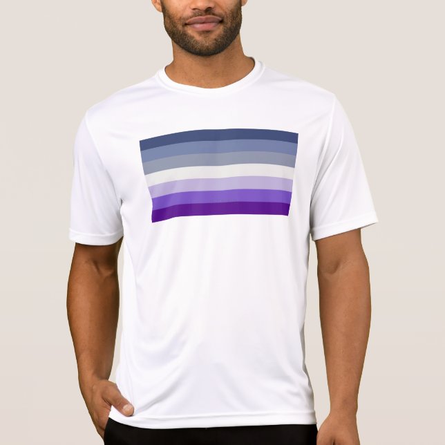 SlipperyJoe's Butch Lesbian Pride Flag represent b T-Shirt (Front)