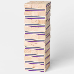 SlipperyJoe's Butch Lesbian Pride Flag represent b Topple Tower