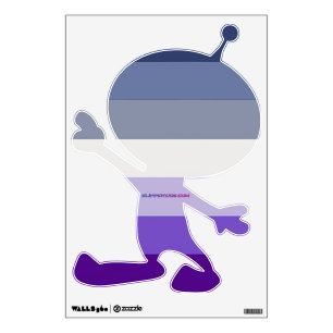 SlipperyJoe's Butch Lesbian Pride Flag represent b Wall Decal