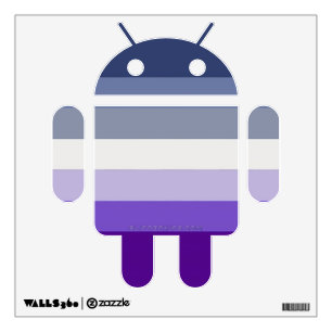 SlipperyJoe's Butch Lesbian Pride Flag represent b Wall Decal