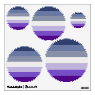 SlipperyJoe's Butch Lesbian Pride Flag represent b Wall Decal