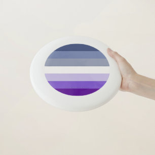 SlipperyJoe's Butch Lesbian Pride Flag represent b Wham-O Frisbee