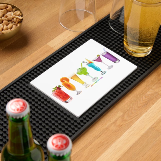 SlipperyJoe's cheers alcohol cocktails LGBTQIA gay Bar Mat (Insitu (Bar 2))