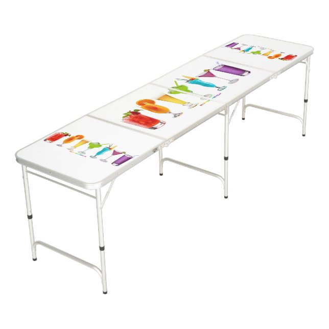 SlipperyJoe's cheers alcohol cocktails LGBTQIA gay Beer Pong Table (Angled)