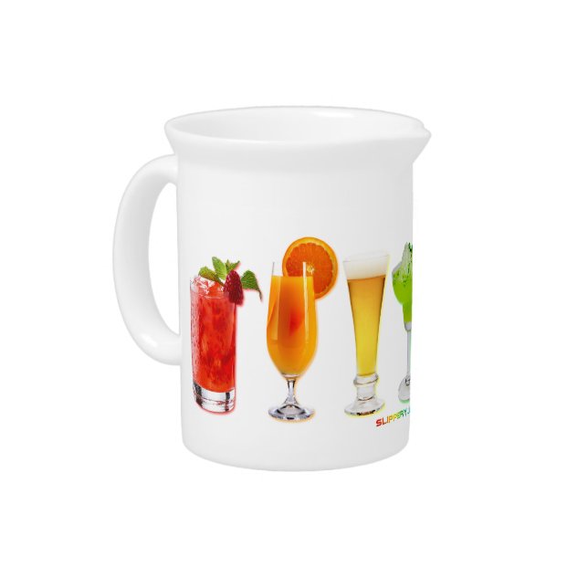SlipperyJoe's cheers alcohol cocktails LGBTQIA gay Beverage Pitcher (Left)