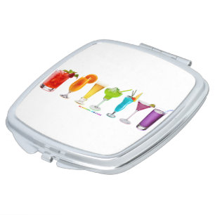 SlipperyJoe's cheers alcohol cocktails LGBTQIA gay Compact Mirror