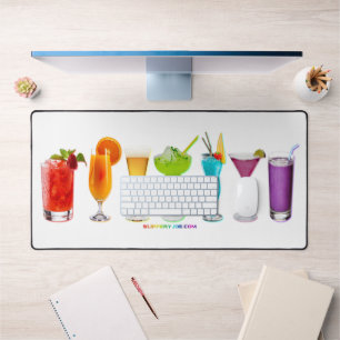SlipperyJoe's cheers alcohol cocktails LGBTQIA gay Desk Mat