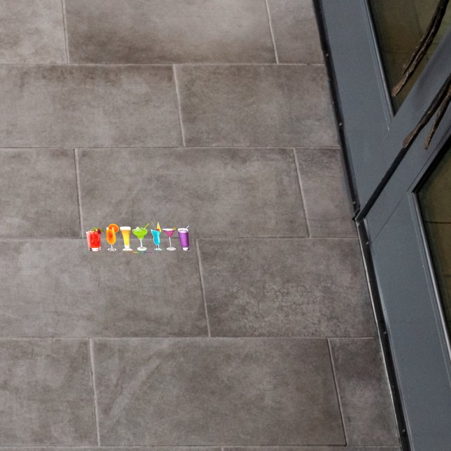 SlipperyJoe's cheers alcohol cocktails LGBTQIA gay Floor Decals (Restaurant)