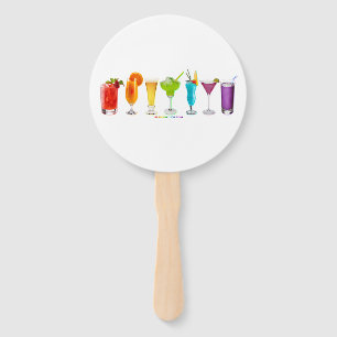 SlipperyJoe's cheers alcohol cocktails LGBTQIA gay Hand Fan