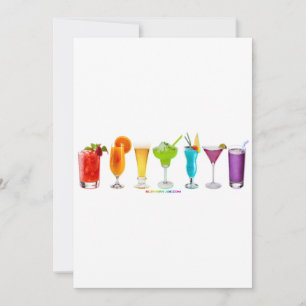 SlipperyJoe's cheers alcohol cocktails LGBTQIA gay Holiday Card