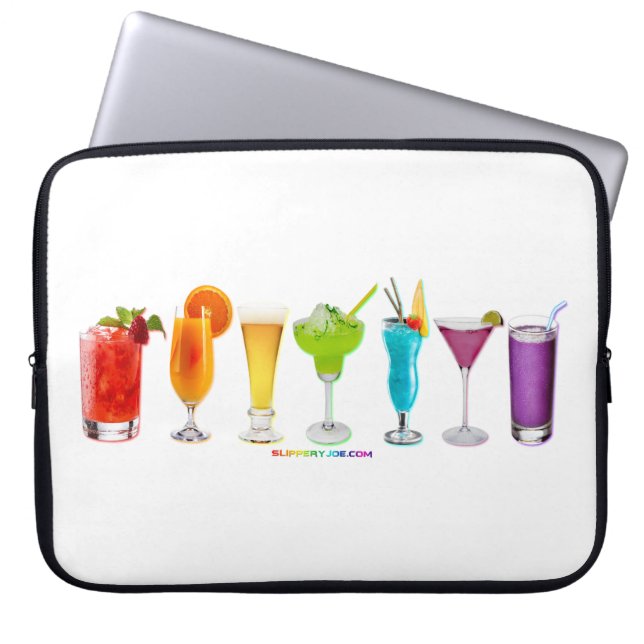 SlipperyJoe's cheers alcohol cocktails LGBTQIA gay Laptop Sleeve (Front)