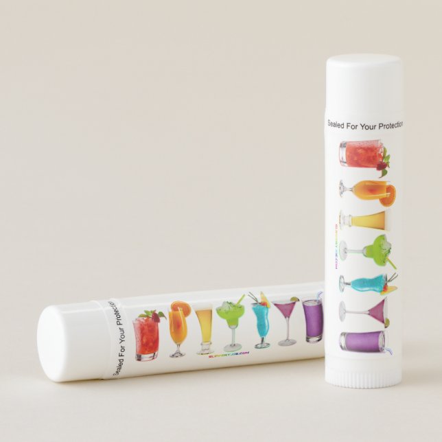 SlipperyJoe's cheers alcohol cocktails LGBTQIA gay Lip Balm (Front)