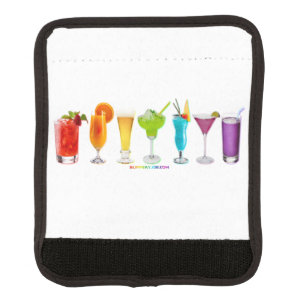 SlipperyJoe's cheers alcohol cocktails LGBTQIA gay Luggage Handle Wrap
