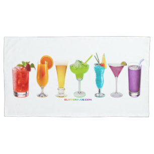 SlipperyJoe's cheers alcohol cocktails LGBTQIA gay Pillow Case