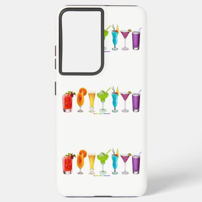 SlipperyJoe's cheers alcohol cocktails LGBTQIA gay Samsung Galaxy Case (Back)