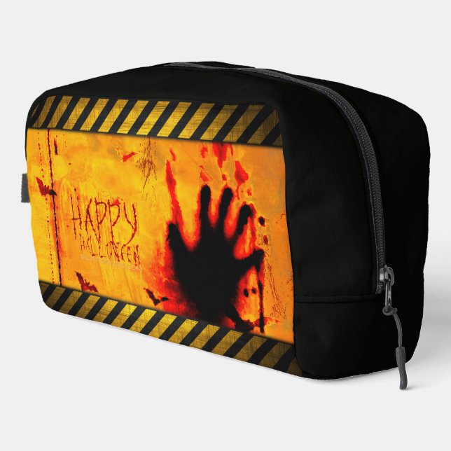 SlipperyJoe's chilling Halloween scene bats dark e Dopp Kit (Right Corner)