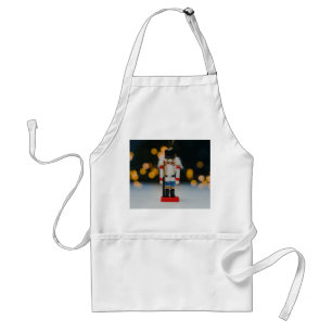 SlipperyJoe's Christmas classic nutcracker ornamen Adult Apron