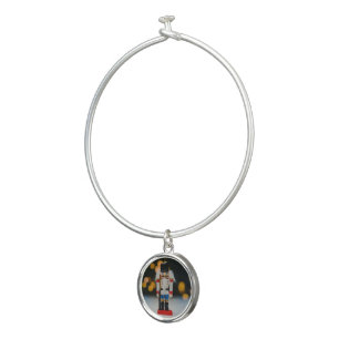 SlipperyJoe's Christmas classic nutcracker ornamen Bangle Bracelet