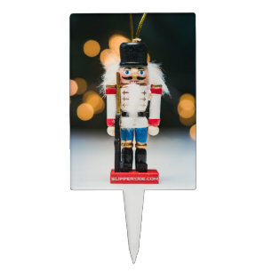 SlipperyJoe's Christmas classic nutcracker ornamen Cake Topper