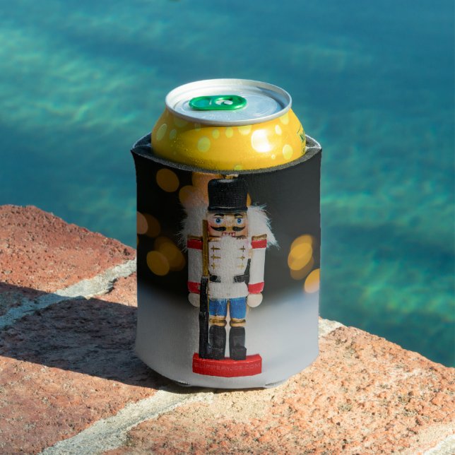 SlipperyJoe's Christmas classic nutcracker ornamen Can Cooler (In Situ Pool)