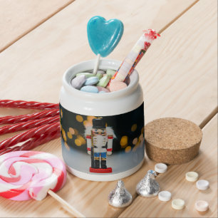 SlipperyJoe's Christmas classic nutcracker ornamen Candy Jar