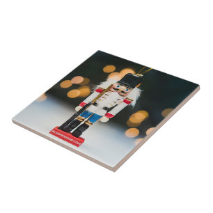 SlipperyJoe's Christmas classic nutcracker ornamen Ceramic Tile