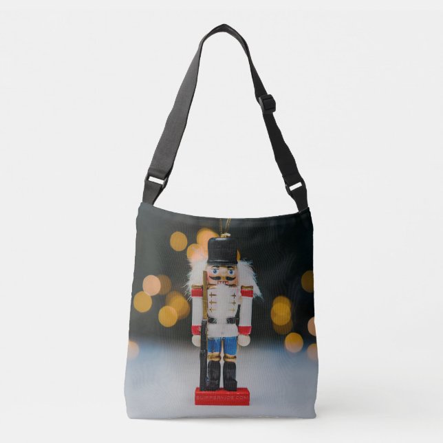 SlipperyJoe's Christmas classic nutcracker ornamen Crossbody Bag (Front)