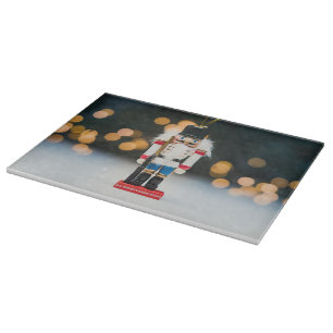 SlipperyJoe's Christmas classic nutcracker ornamen Cutting Board