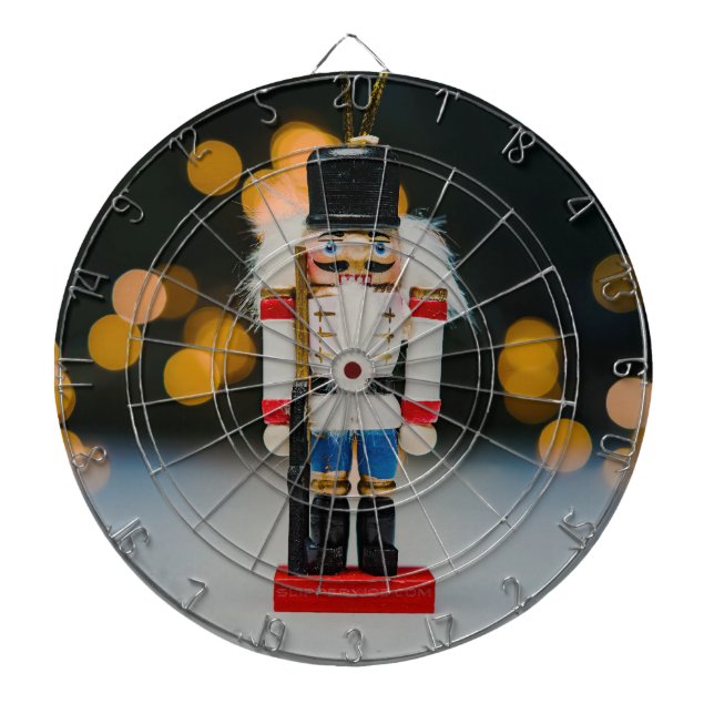 SlipperyJoe's Christmas classic nutcracker ornamen Dart Board (Front)