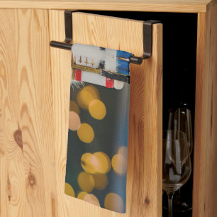 SlipperyJoe's Christmas classic nutcracker ornamen Kitchen Towel