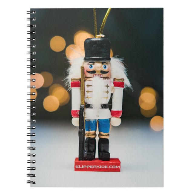 SlipperyJoe's Christmas classic nutcracker ornamen Notebook (Front)